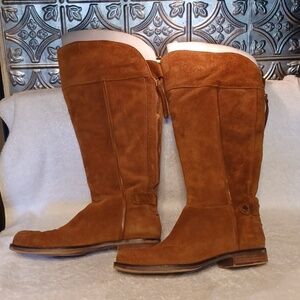 Franco Sarto suade leather boots women's size 9